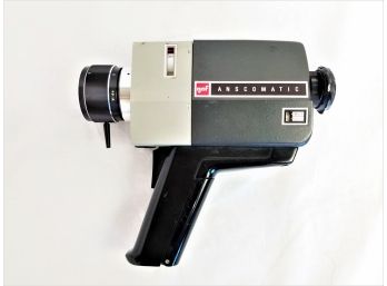 Vintage GAF Anscomatic S84 Super 8 Movie Camera - AS IS