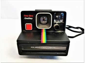 Vintage Polaroid Time Zero One Step Land Instant Rainbow Camera SX-70