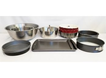 Bakers Lovers Lot! Springform, Cake Pans, Mixing Bowls & More