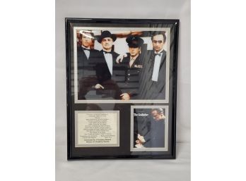 1972 Paramount Pictures The Godfather Framed Photo Collage 11' X 14'
