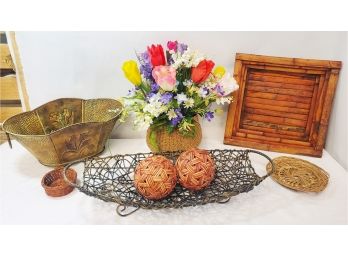 Home Decor - Baskets, Floral Arrangements And More