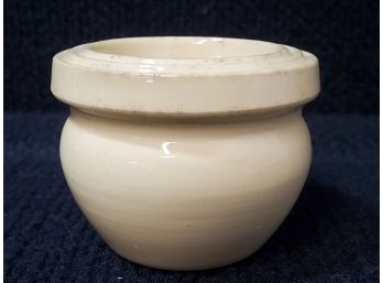 Vintage Miniature Stoneware Crock Mustard Pot Bowl - Depose France