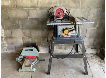 Ryobi Table Saw And A Delta Chop Saw
