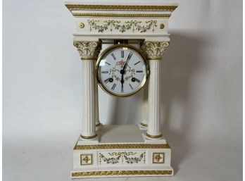 Franklin Mint Decorative Clock With Box