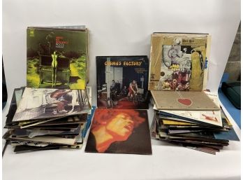 An Amazing Collection Of Vintage Rock And Blues  Vinyl Records