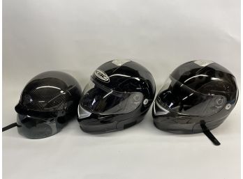3 High Quality Motorcycle Helmets