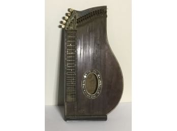 Antique Wooden Musical Zither By John Werro