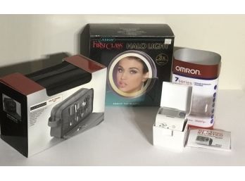 3 Travel Kits Brand New Blood Pressure/makeup/Toiletries