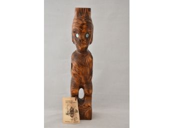 Kauri Wooden Teko Teko Carving