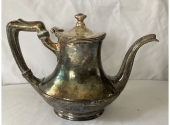 Silver (plated)(color?) Tea Pot