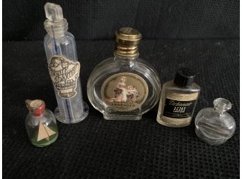 Vintage/antique? Mini Bottle With Labels - Lavender, After Shave, Etc