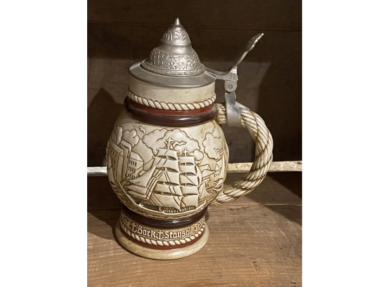 Vintage Avon Collectible Ceramic Tall Ship Stein
