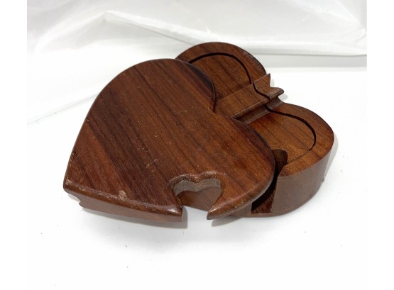 Heart Puzzle Wooden Jewelry Box