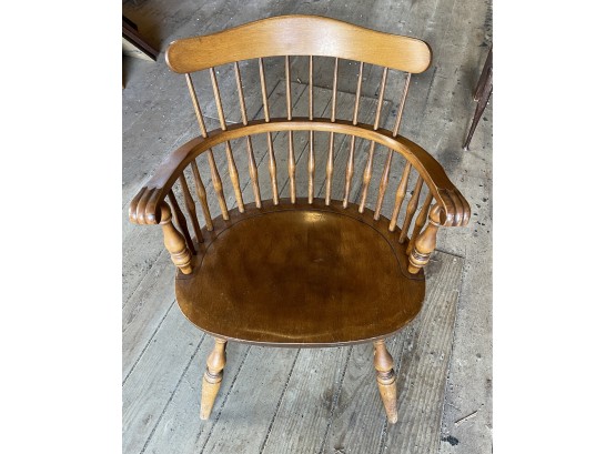Vintage Hard Maple Wood Windsor Chair