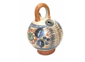 Vintage Mexican Tonala Wine/Water  Jug Pottery