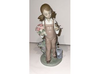 Retired Lladro Figurine Spring Girl