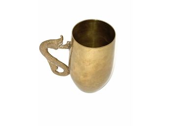 Brass Mug With Griffin Style Handle