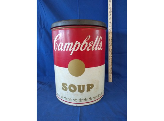 Mid Century Modern Decor Pop Art Campbell's Soup Oversize Can