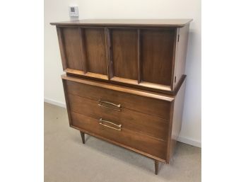 Mid Century Modern Kent Coffey 'The Eloquence' 5 Drawer Tall Chest