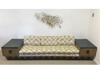 Adrian Pearsall Craft Associates Strictly Spanish 1965 Platform Sofa W/ Side Tables