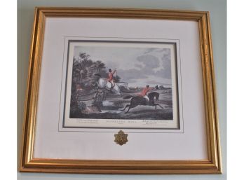 Vintage Framed And Double Matted Litho Titled 'Bachelor's Hall' Plate 2