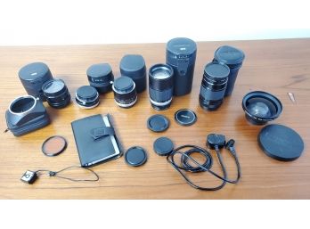 Vintage Camera Lens & Filter Assortment