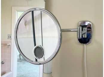 A French Chrome Shaving Mirror