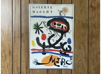 A Joan Miro Gallery Exhibition Poster Print