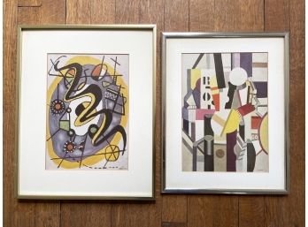 A Pair Of Framed Prints By Ferard Leger