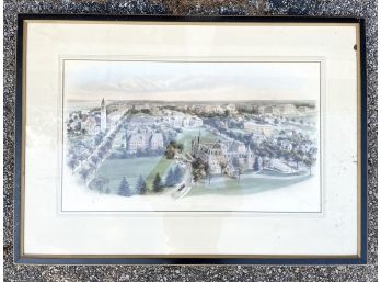 A Vintage Print Featuring Cornell University