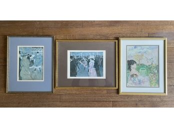 A Series Of Framed Prints