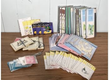 HUGE Grouping Of Gift Cards And Toppers With Moveable Parts, Fancy English Note Cards FL