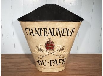 'Chateauneuf Du-Pape' Grape Picker Hod  - Vintage FL