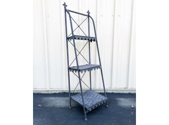Set Of 2 -  Ladder Etageres From Indigo Market SS