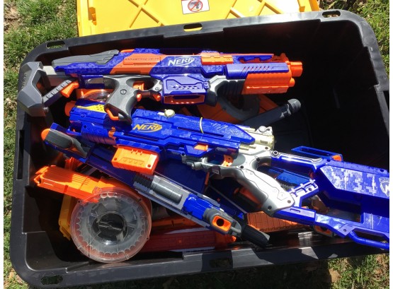 Huge Lot Nerf Guns And Parts