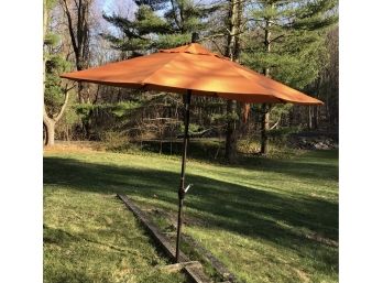 Burnt Orange Patio Umbrella $152 Original Retail