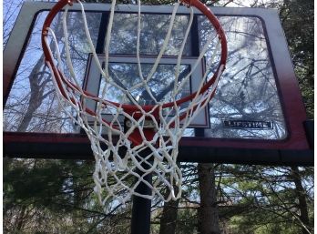 Basketball Backboard & Hoop Lifetime  Brand Adjustable Moveable