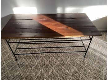 Vintage Pottery Barn Rustic Coffee Table