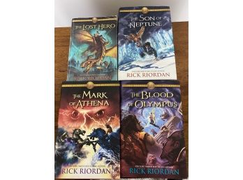 Heroes Of Olympus Series Rick Riordan Books 1,2,3,5