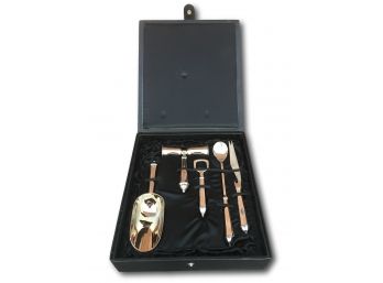 Towle Silver Barware Set In Box, Great Addition To Your Home Bar