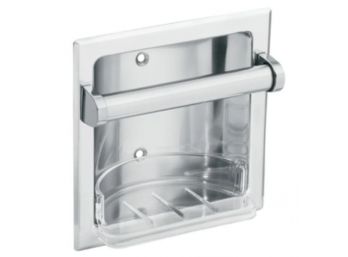 Paid $24, 2 Moen Recessed Soap Holders From The Donner Commercial Collection