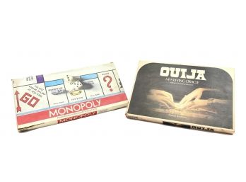 Vintage Games - Monopoly 1961 And Ouija Board 1972