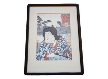 Japanese Framed Woodblock Print