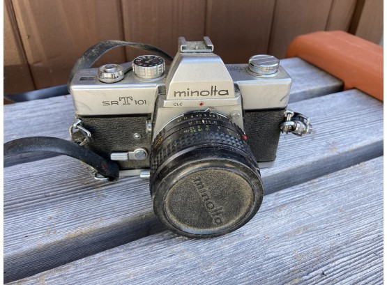 Minolta SR T 101 Film Camera With Standard Lense