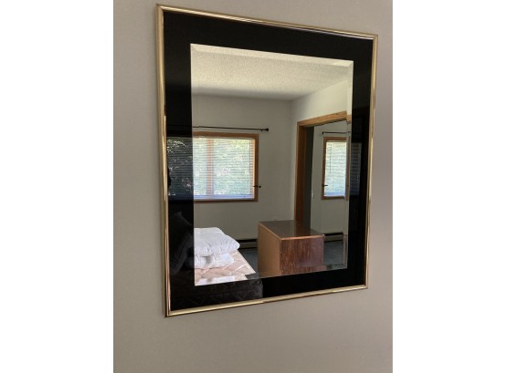 Mirror Gold Frame With Black Boarder