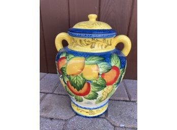 Bright And Fun Hand Painted For Nonnis Made In China Urn