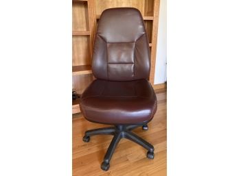 Nice Brown Desk Chair With Many Adjustments Like New