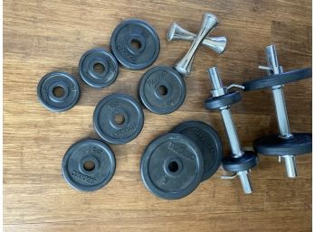 Set Of Free Weights In New Like Condition