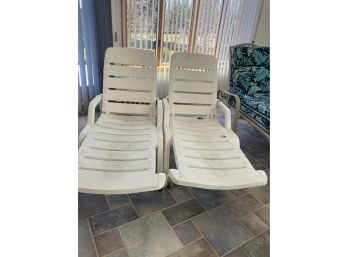 2 Lounge Chairs For The Pool