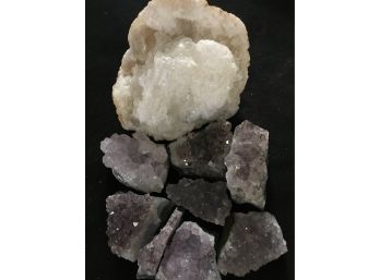 Quarts Crystal & Amethyst